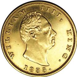 India William IIII gold 2 Mohurs 1835, KM452,