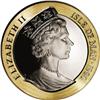 Image 1 : Isle of Man Elizabeth II Penny Black Gold Crown
