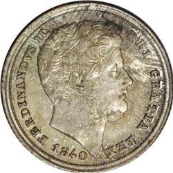 Italy Naples & Sicily. Silver 20 Grana 1840,