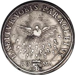 Italy Papal States. Sede Vacante silver Piastra