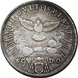 Italy Papal States. Sede Vacante silver Piastra