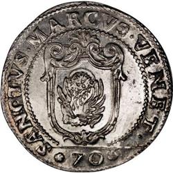 Italy Venice. Silver Half Scudo (70 Soldi)