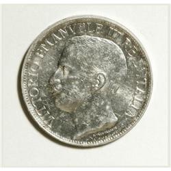 Italy Vittorio Emanuele III silver 2 Lire