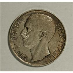 Italy Vittorio Emanuele III silver 10 Lire