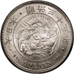 Japan Meiji 35 (1902) 1 Yen, KM-A25.3, 