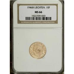 Liechtenstein Franz Joseph II gold 10 Franken