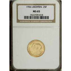 Liechtenstein Franz Joseph II gold 25 Franken