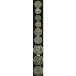Mauritius Mauritius - Assortment of Types, 50