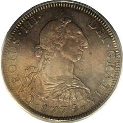 Mexico Charles III 4 Reales 1779 Mo-FF, KM97.2,