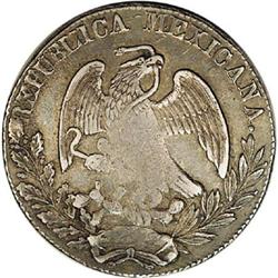 Mexico Republic Cap and Rays 8 Reales 1834
