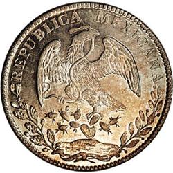 Mexico Republic Cap and Rays 8 Reales 1878