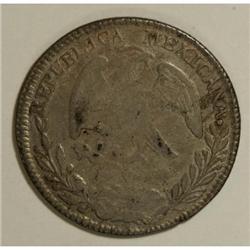 Mexico Republic. Cap and Rays 8 Reales 1844