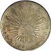Image 2 : Mexico Republic Cap and Rays 8 Reales 1860