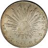 Image 2 : Mexico Republic Cap and Rays 8 Reales 1845