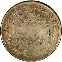 Mexico Republic Cap and Rays 8 Reales 1863