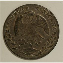 Mexico Republic Cap and Rays 8 Reales 1870