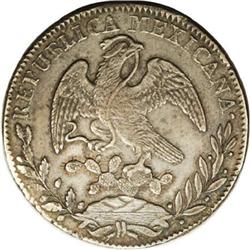 Mexico Republic Cap and Rays 8 Reales 1826