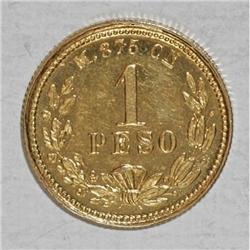Mexico A pair of Republic gold Pesos including: