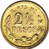 Image 2 : Mexico Republic gold 2-1/2 Pesos 1872 Mo-M,