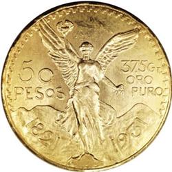 Mexico Estados Unidos gold 50 Pesos 1931, KM481,