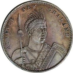 New Zealand Milner & Thompson Penny Token 1881,