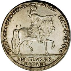 Norway Frederik IIII Krone/4 Marck 1723 HCM,