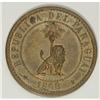 Image 2 : Paraguay Republic Pattern 2 Centimos 1868 -