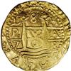 Image 1 : Peru Felipe V cob gold 8 Escudos 1708-H, KM38.1,