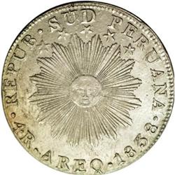 Peru South Peru Republic 4 Reales 1838-MV
