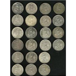 Peru Republic - Nice Collection of Silver Sols,