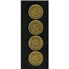 Image 1 : Peru Republic gold Libra Quartet, KM207, four