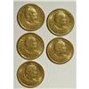Image 1 : Peru Republic gold Libra Quintet, KM207, five