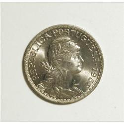 Portugal Trio of nice type coins: (1) Emanuel II