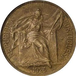 Portugal Republic 1 Escudo 1926, KM-576,