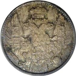 Russia Nicholas I. Silver 5 Kopecks 1834 C??-H?,