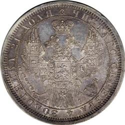 Russia Nicholas I. Rouble 1855 C??-?A, Imperial