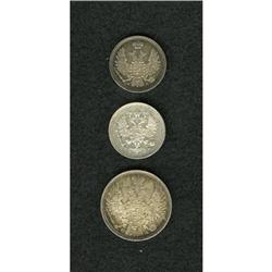 10 Kopecks 1852 C??-??, KM164.1, Choice toned AU; 10 Ko