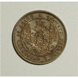 Russia A 25 Kopecks and Poltina as follows. 25