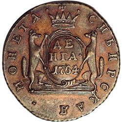 Russia Siberia. Denga 1764, Russia. Bit-1161