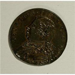 Scotland George III pattern Halfcrown in copper