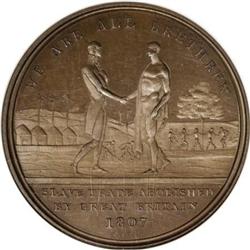 Sierra Leone Bronze "slave trade abolished"