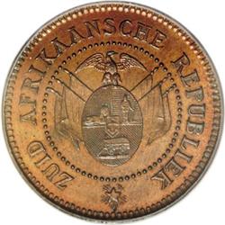 South Africa Republic bronze pattern Two Pence