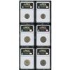 Image 2 : South Africa Republic Sixpence & Shilling group,