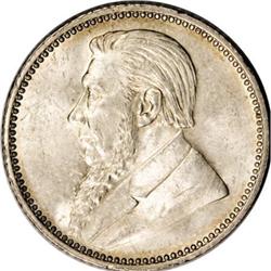South Africa Republic silver Sixpence 1897,
