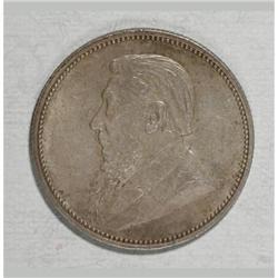 South Africa Republic silver 2 Shillings 1892,