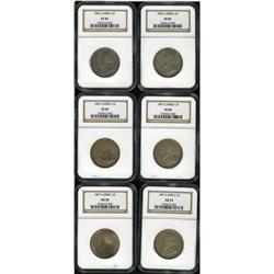 South Africa Republic silver 2 Shillings lot,