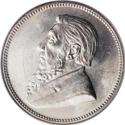 South Africa Republic silver 2 Shillings 1897,