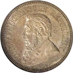 South Africa: Republic 2.5 Shillings 1894, KM-7,