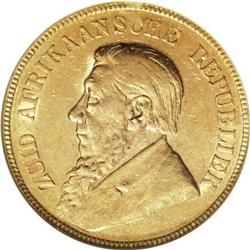 South Africa Republic gold Pond 1896, KM-10.2,