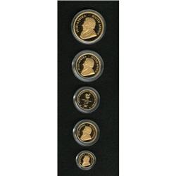 South Africa Republic 4-piece gold Krugerrand